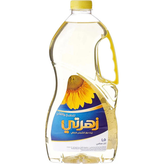 Zahrati Sunflower Cooking Oil, 1.5 Liter - Pack of 1