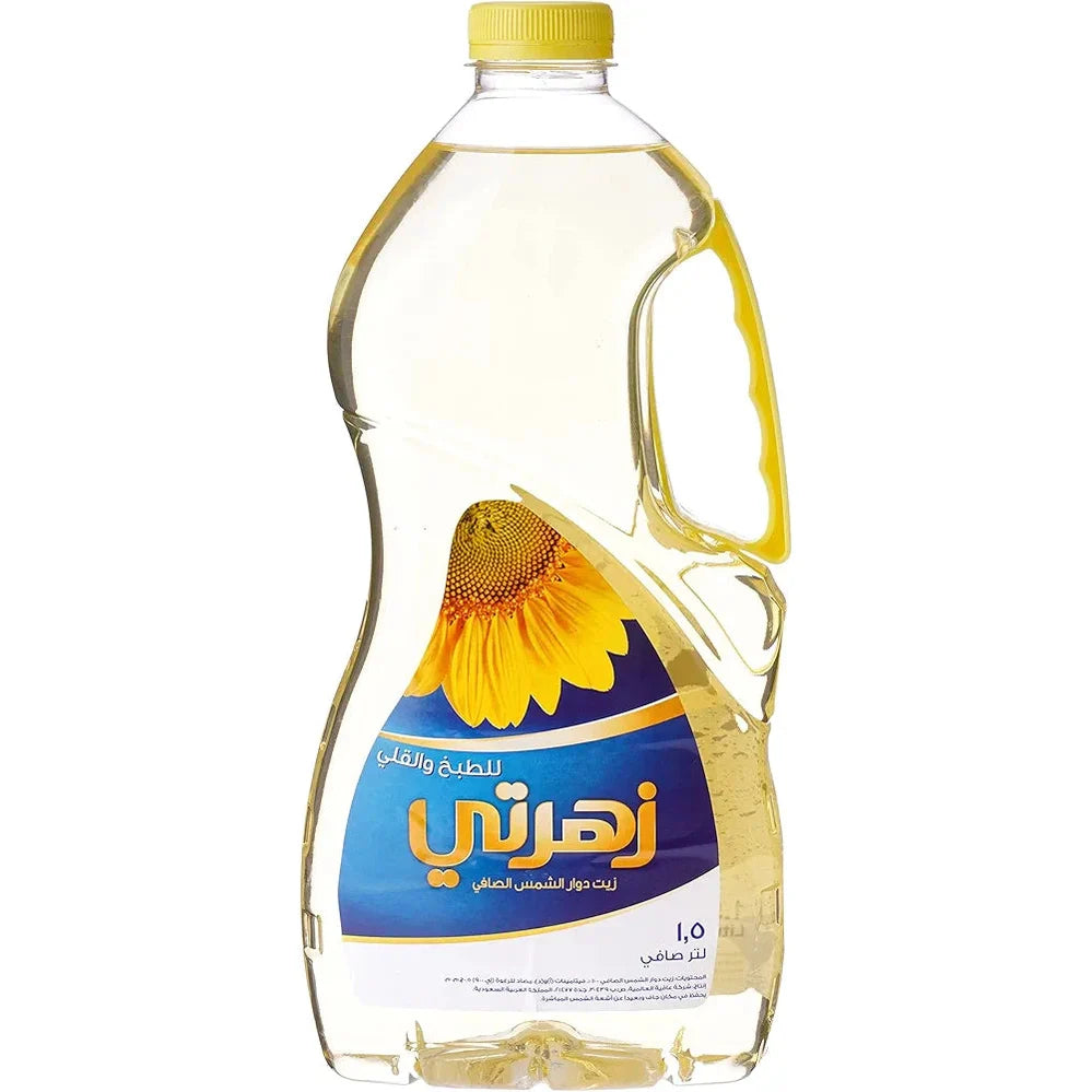 Zahrati Sunflower Cooking Oil, 1.5 Liter - Pack of 1