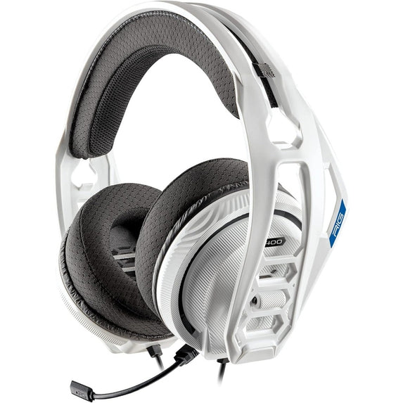 RIG 400HS Stereo Gaming Headset for PlayStation PS4, PS5, and PCs - White